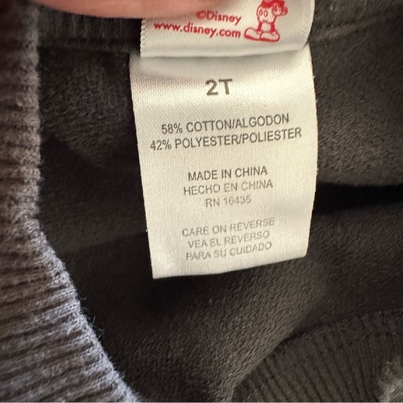 Disney Gray Kids Matching Set with Cartoon Characters - Picture 4 of 4